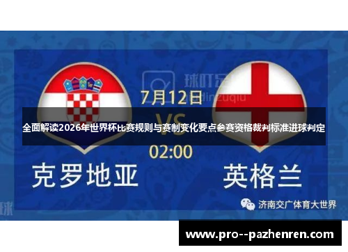 全面解读2026年世界杯比赛规则与赛制变化要点参赛资格裁判标准进球判定 全面解读2026年世界杯比赛规则与赛制变化要点参赛资格裁判标准进球判定